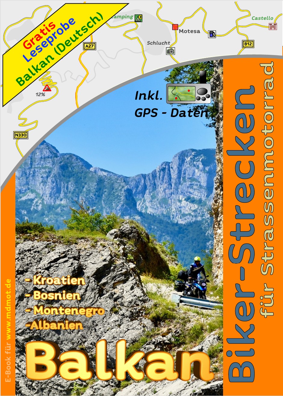 Gratis Leseprobe von Motorrad Reiseführer Balkan 