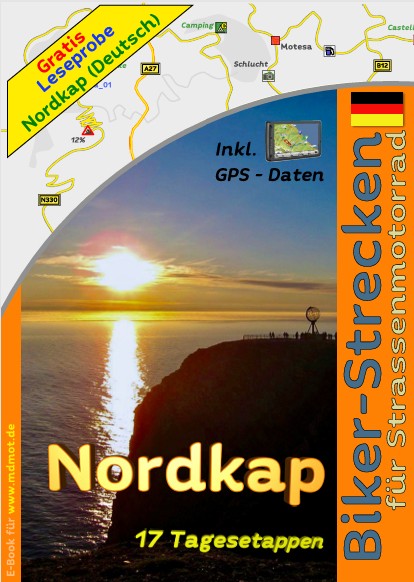 Gratis Leseprobe von Motorrad Reiseführer Nordkap