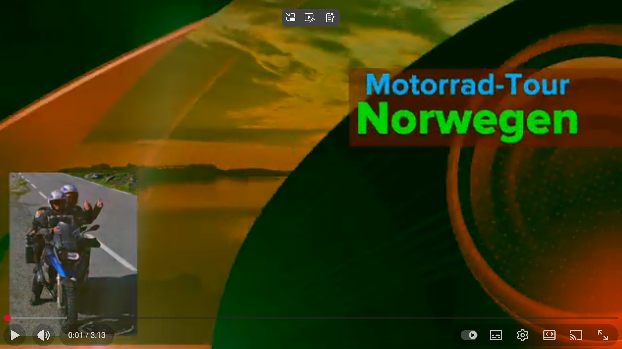 Youtube Video von Motorrad Nordkap (Norwegen, Finnland, Lappland, Schweden) 
